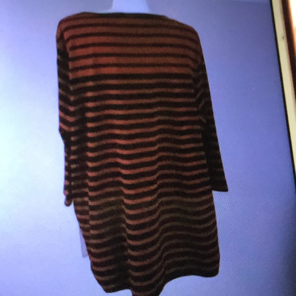 RUBY RD. NWT RUST ORANGE AND BLACK TOP SIZE 2X - Picture 3 of 5